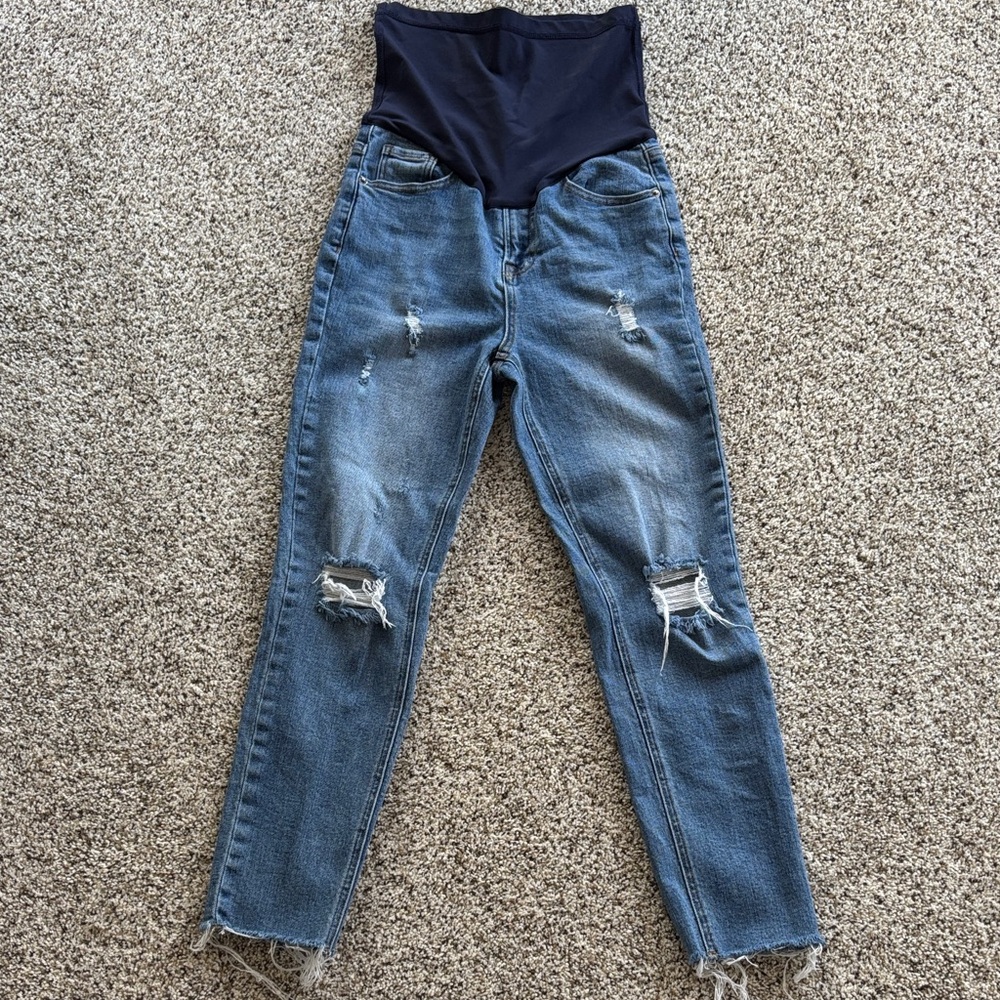 Stylish PinkBlush Maternity Jeans